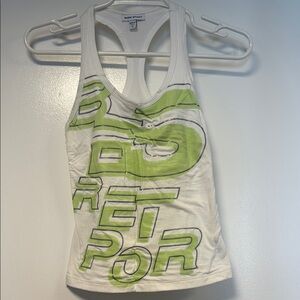 Bebe Sport Classic White Tank
